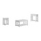 Alaterre Furniture Coventry 36" Coffee Table, End Table and Console/TV Table, Weight: 92 ANCT011418WH - alternate 1